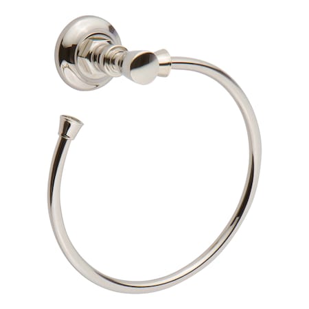 GINGER Towel Ring - Open in Polished Nickel 4821/PN